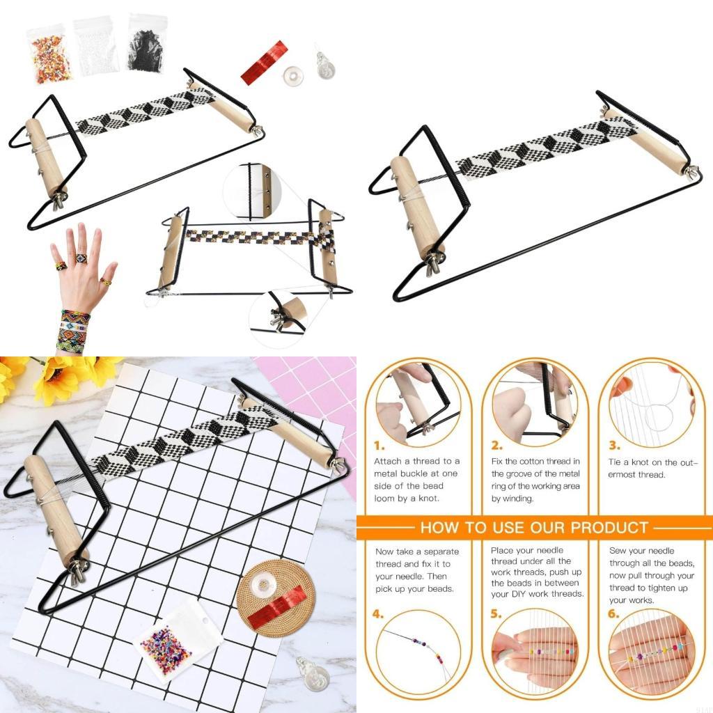 Jewelry Making For Beginners - Máquina tecelagem artesanal contas 91AF perfeita