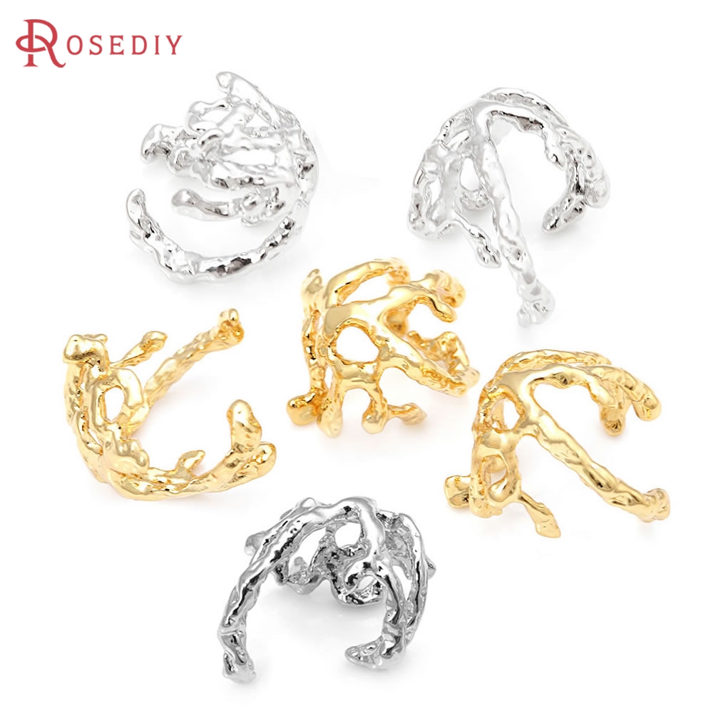 Bead Cap Flower - Flower Shape Brass Beads para Mulheres,