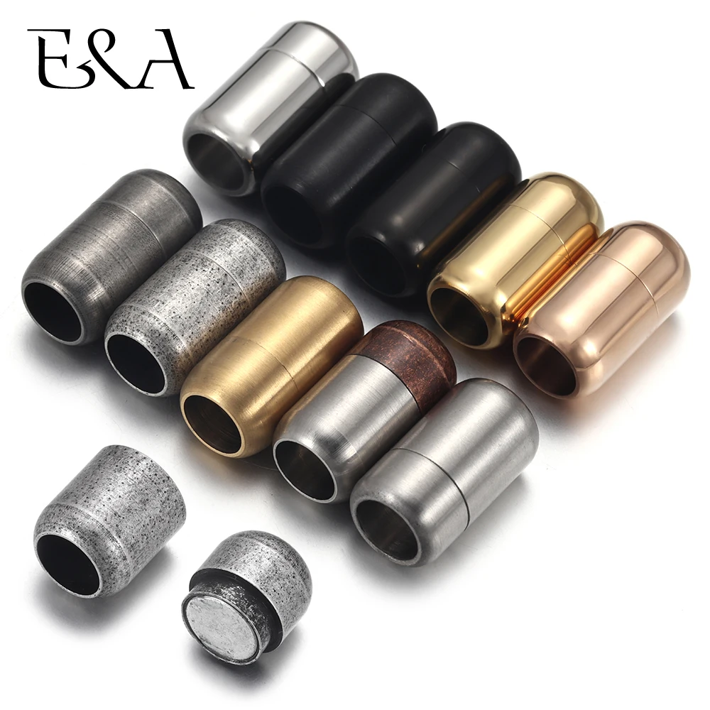 Jewelry Making Pins - Aço inoxidável 3mm-8mm fechos magnéticos redondos