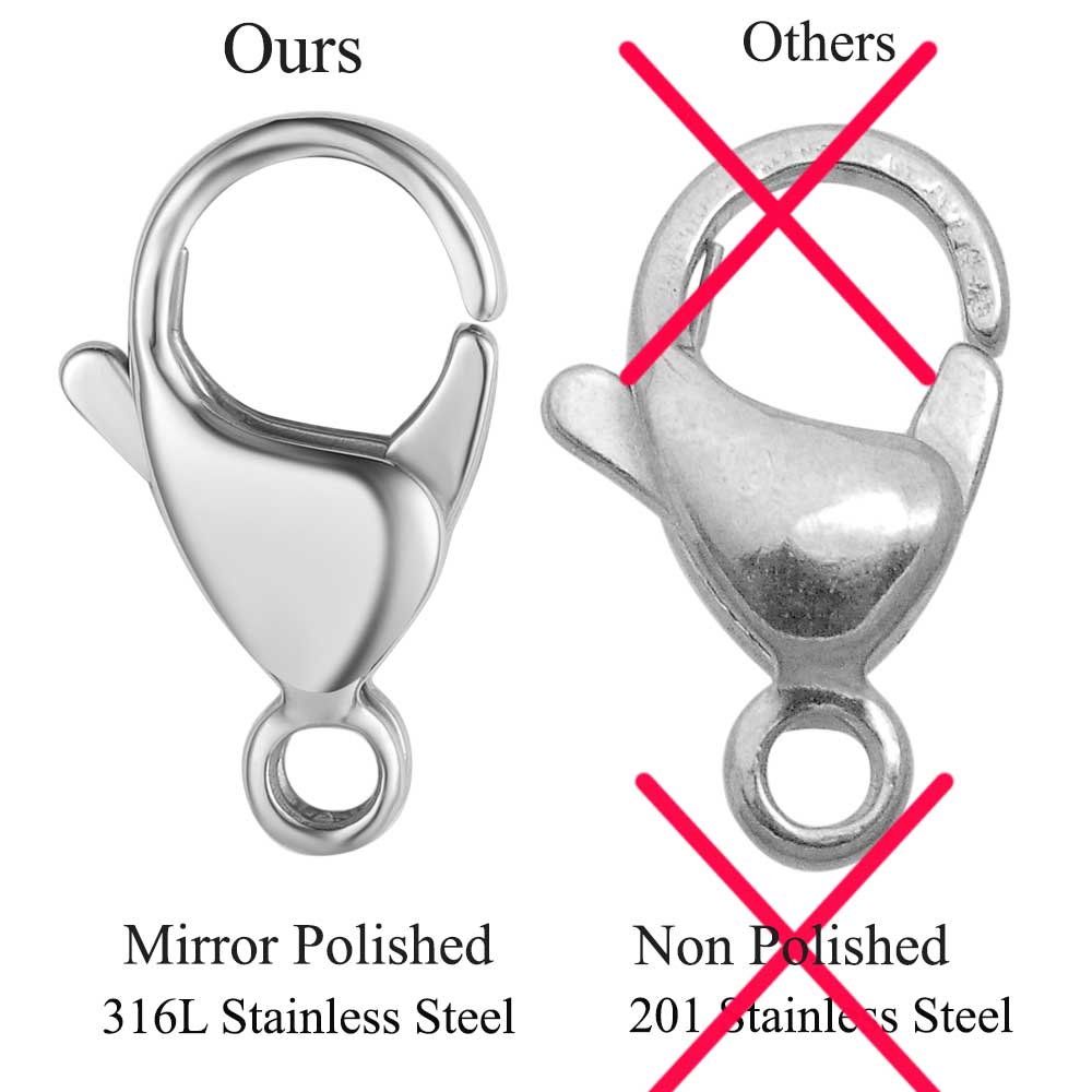 Fechos Lagosta de Aço Inoxidáv - Jewelry Making Pins avaliação e preço
