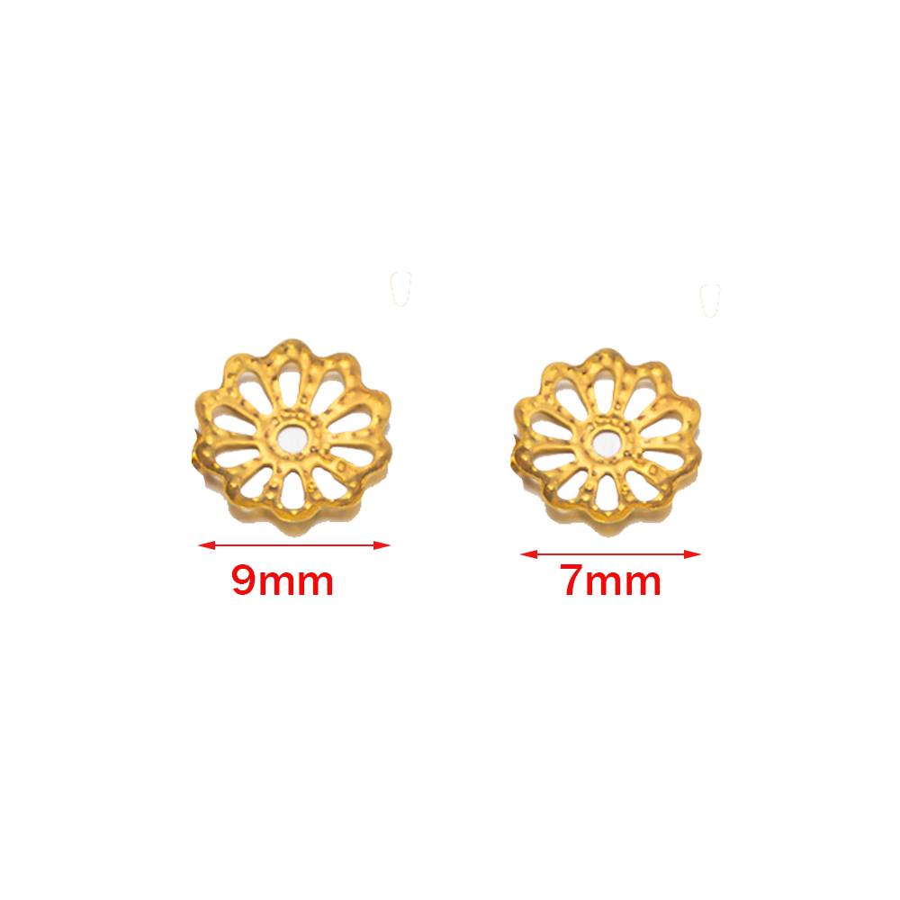 200 pçs 7/9mm filigrana flor o - Bead Cap Flower avaliação e preço