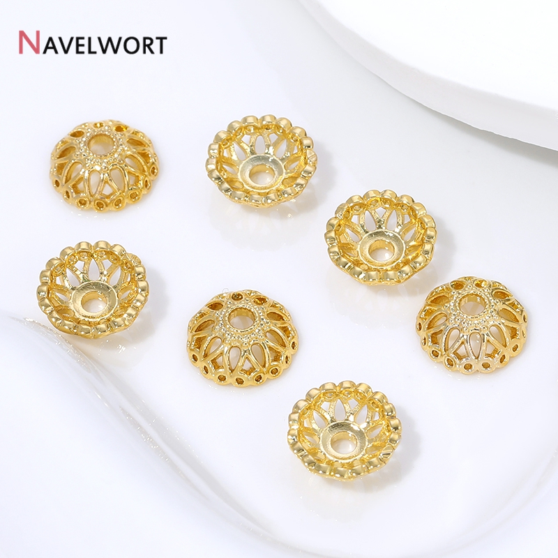 Tampas de contas em forma de f - Bead Cap Flower avaliação e preço