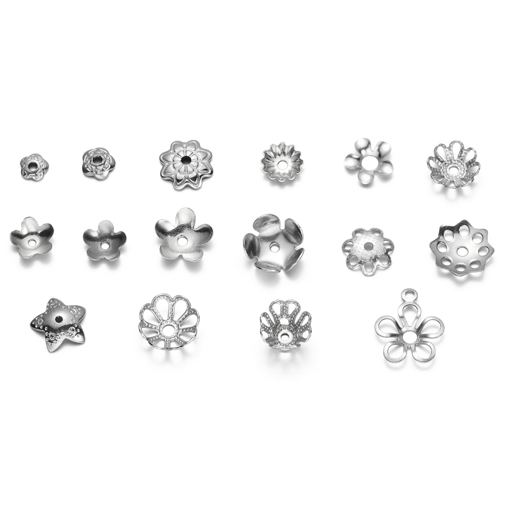 20/50 Peças/Lote 15 Estilos de - Bead Cap Flower avaliação e preço
