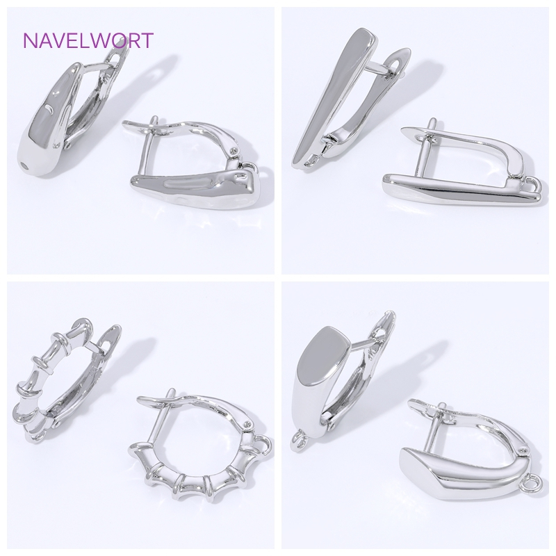 Ganchos de brinco lisos banhad - Jewelry Making Kit avaliação e preço