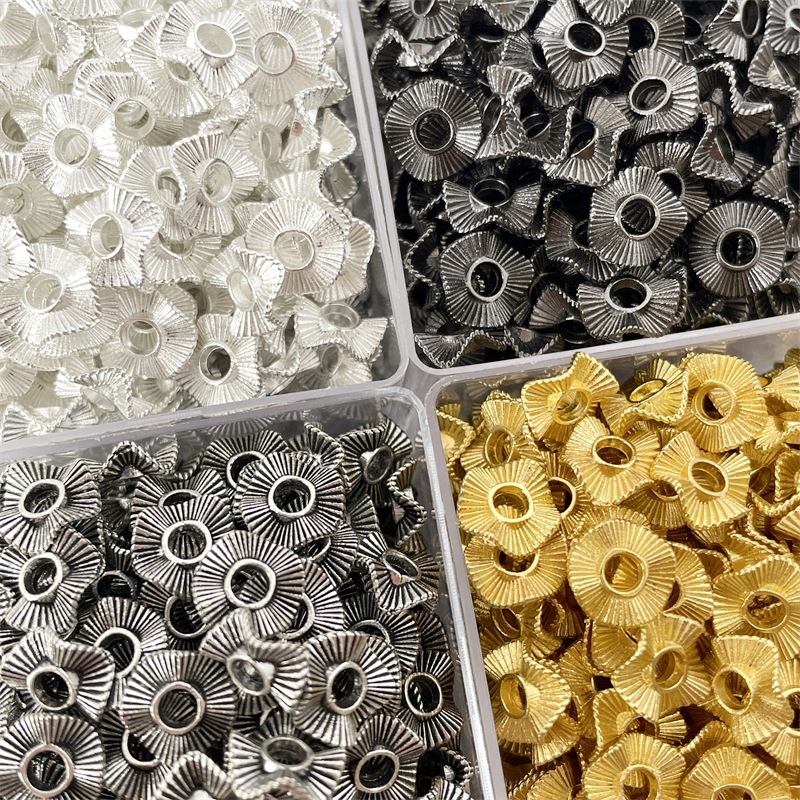 50 peças 6-10mm tampas de cont - Bead Cap Flower avaliação e preço