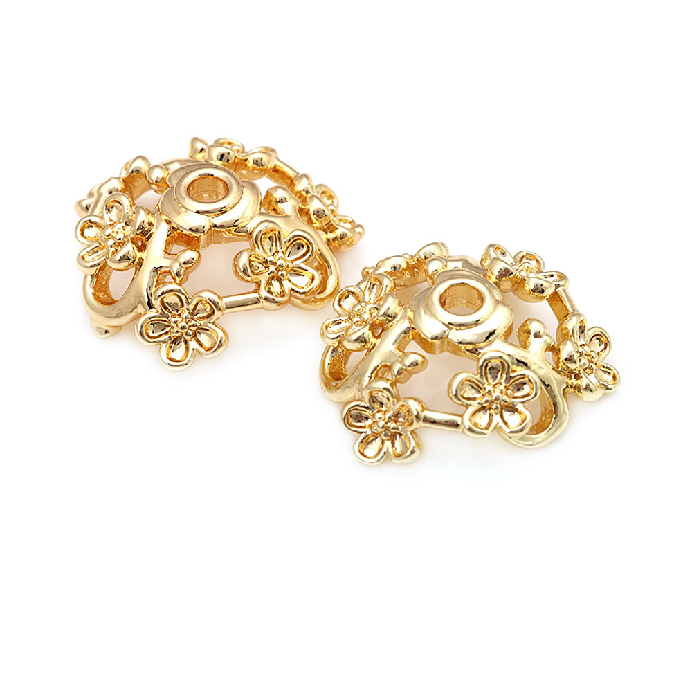 Flower Shape Brass Beads para  - Bead Cap Flower avaliação e preço