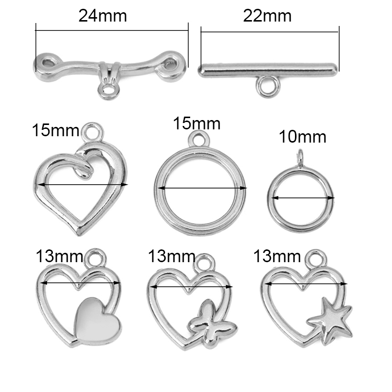 5 conjuntos de fechos OT de aç - Jewelry Making Pins avaliação e preço