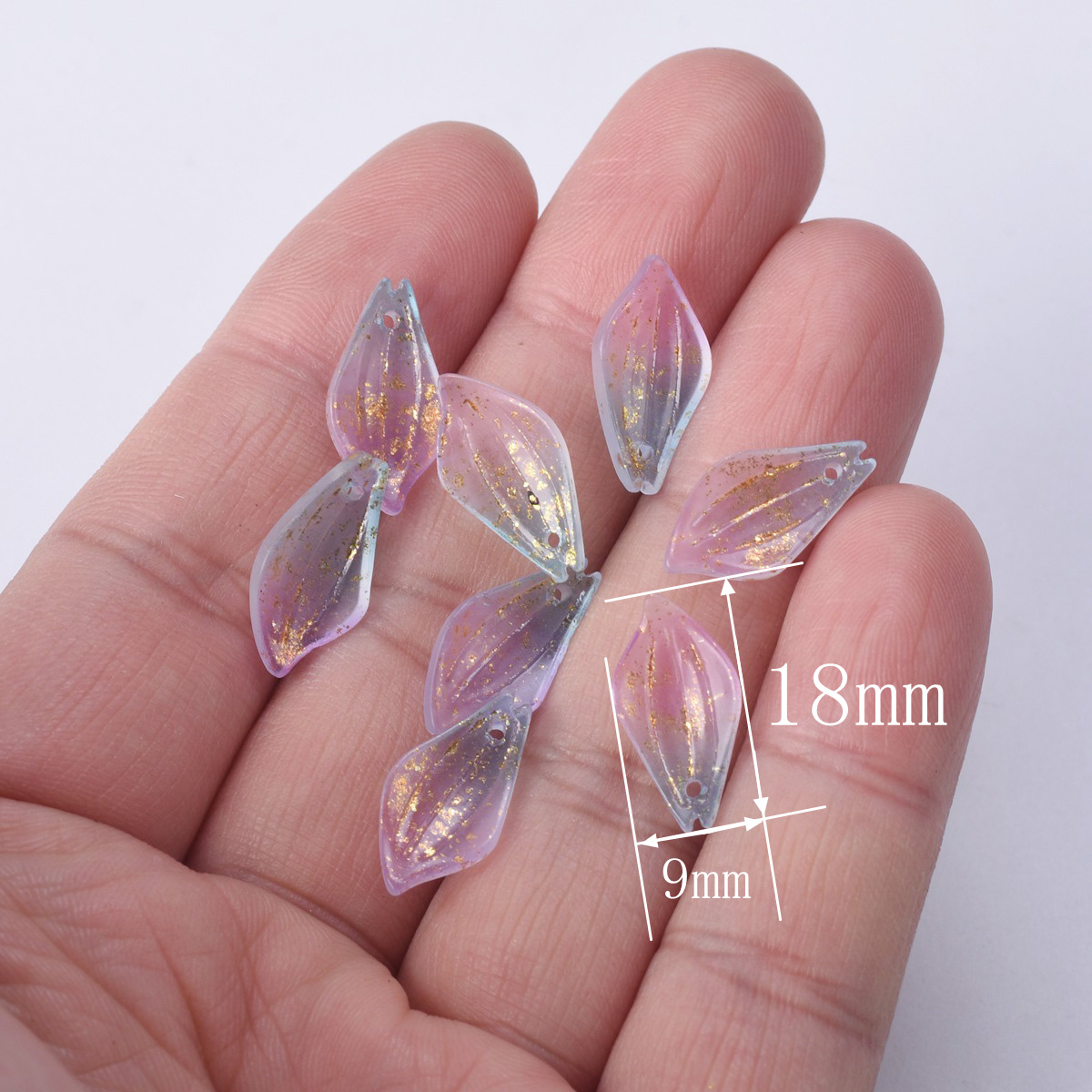 10 pçs forma de pétala de flor - Jewelry Making Qc avaliação e preço
