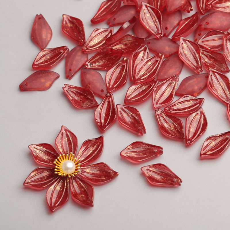 10 pçs forma de pétala de flor - Jewelry Making Qc avaliação e preço