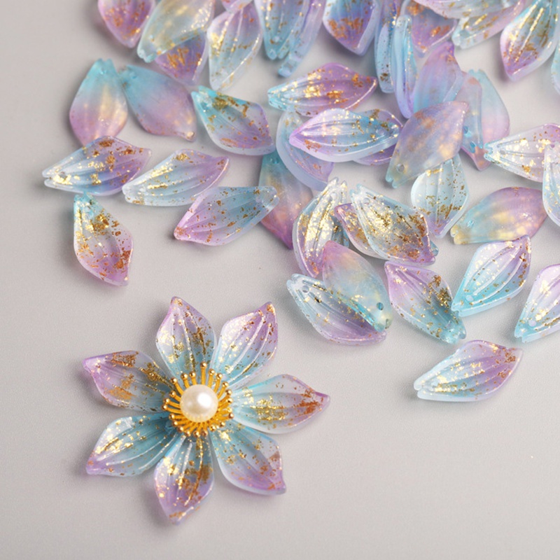 10 pçs forma de pétala de flor - Jewelry Making Qc avaliação e preço
