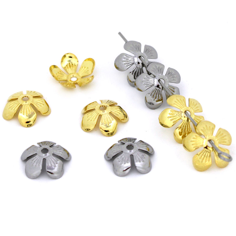 50 peças 11mm tampas de contas - Bead Cap Flower avaliação e preço