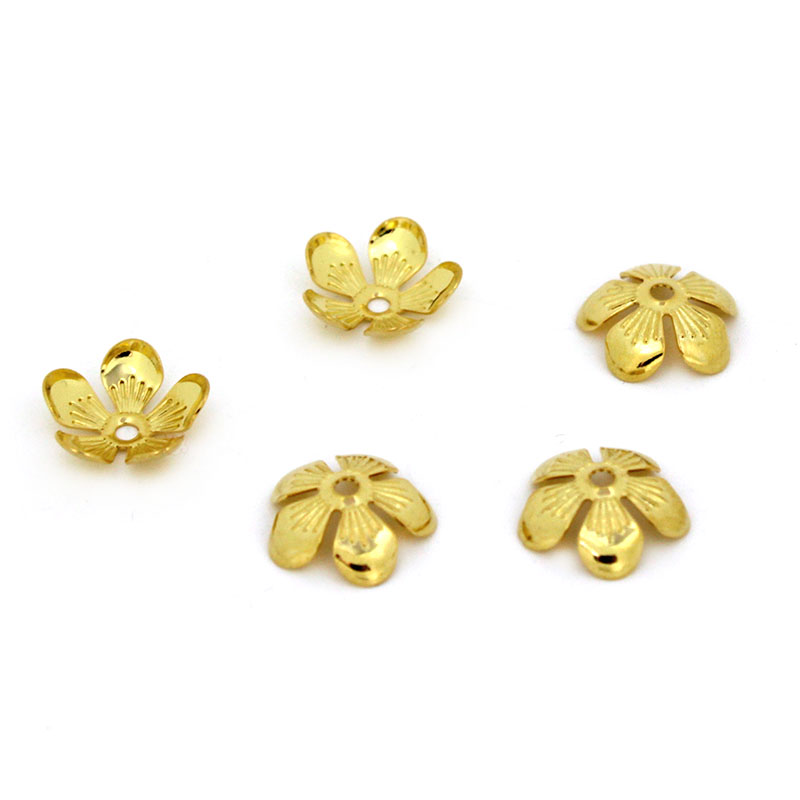 50 peças 11mm tampas de contas - Bead Cap Flower avaliação e preço