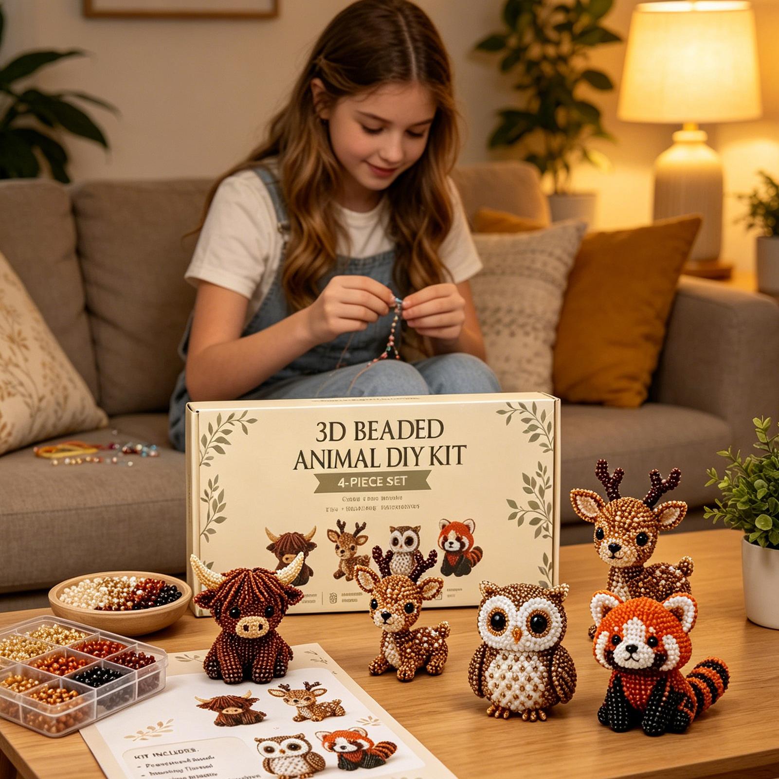 Kit de Animais em Contas 3D, C - Jewelry Making For Beginners avaliação e preço