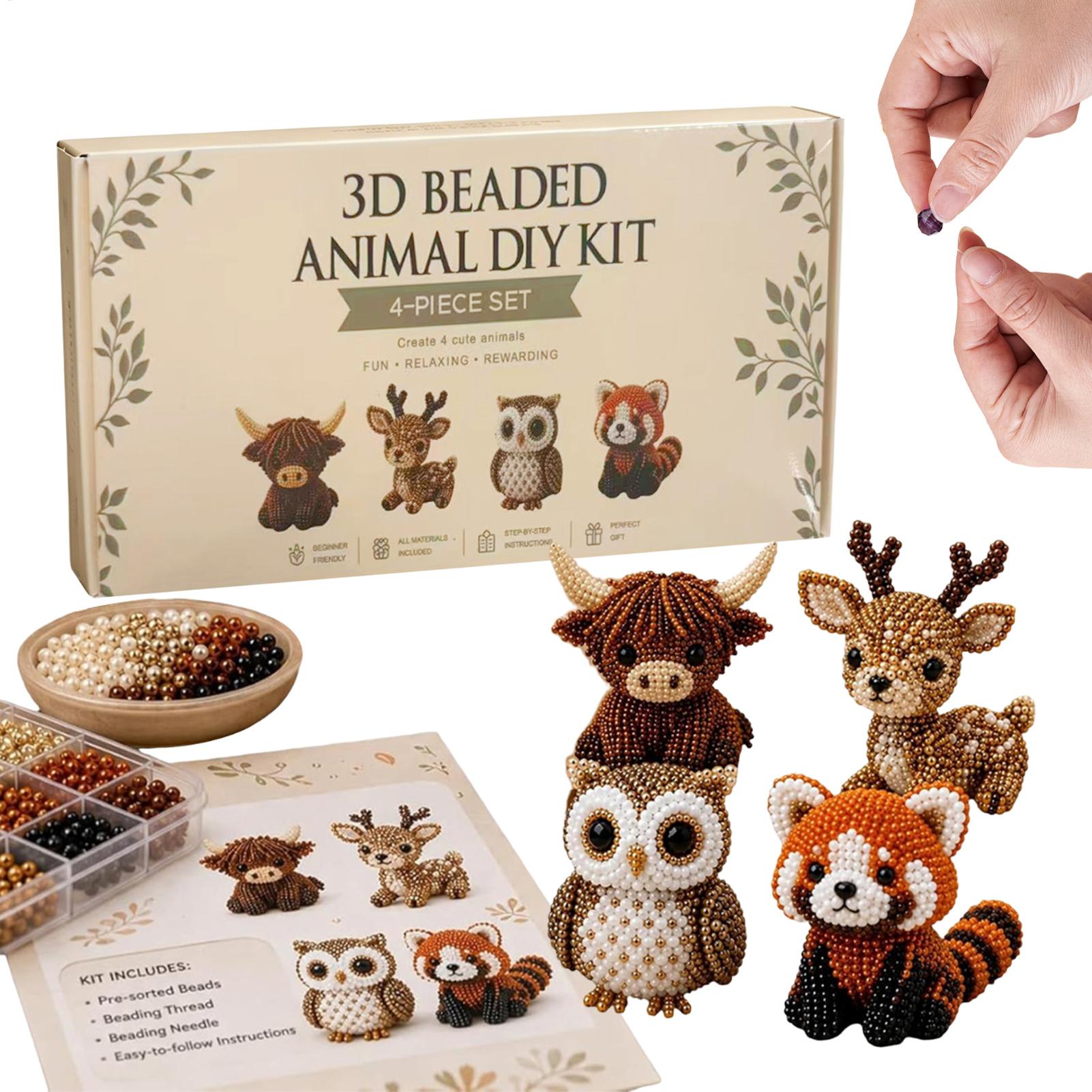 Kit de Animais em Contas 3D, C - Jewelry Making For Beginners avaliação e preço